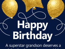 59 Customize Our Free Birthday Card Template For Grandson Maker by Birthday Card Template For Grandson