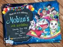 59 Customize Our Free Doraemon Birthday Card Template in Photoshop for Doraemon Birthday Card Template