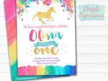 59 Customize Our Free Unicorn Invitation Card Template Free Layouts with Unicorn Invitation Card Template Free