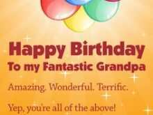 59 Format Birthday Card Template For Grandpa Formating by Birthday Card Template For Grandpa