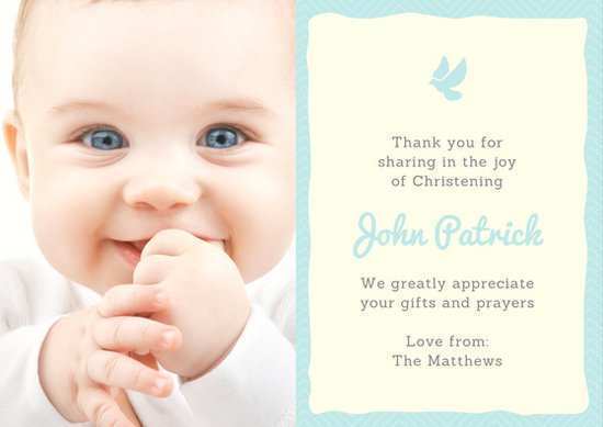 59 Format Christening Thank You Card Templates Templates by Christening Thank You Card Templates