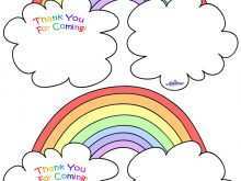 59 Format Rainbow Birthday Card Template in Word for Rainbow Birthday Card Template