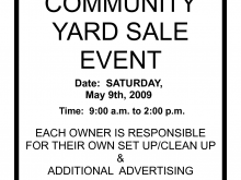 59 Free Community Garage Sale Flyer Template Maker for Community Garage Sale Flyer Template