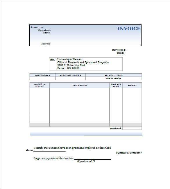 59 Free Consulting Invoice Template Xls in Word by Consulting Invoice Template Xls