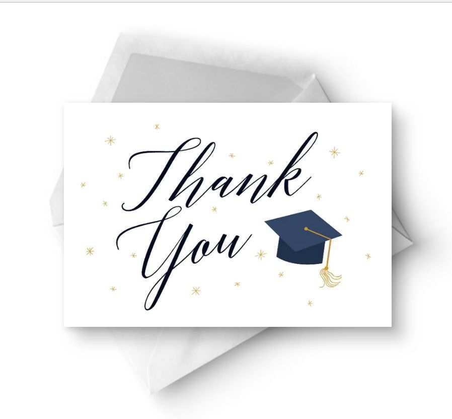 59 Free Graduation Thank You Card Templates Word Formating with Graduation Thank You Card Templates Word