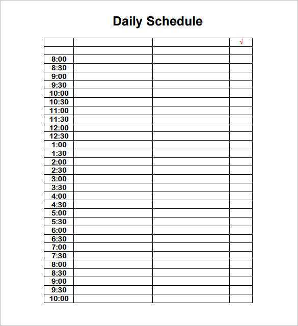 59 Free Printable Daily Agenda Template Pdf For Free by Daily Agenda Template Pdf