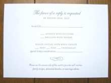 59 Free Printable Wedding Card Rsvp Template For Free for Wedding Card Rsvp Template