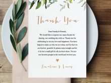 59 Free Printable Wedding Reception Thank You Card Template Now with Wedding Reception Thank You Card Template