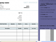 59 Free Vat Sales Invoice Template in Word for Vat Sales Invoice Template
