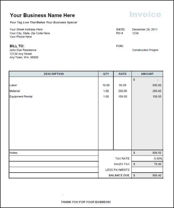 59 How To Create Contractor Invoice Template Pdf With Stunning Design by Contractor Invoice Template Pdf