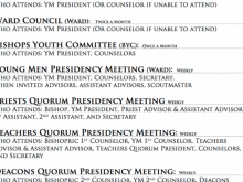 59 How To Create Elders Quorum Presidency Meeting Agenda Template in Word for Elders Quorum Presidency Meeting Agenda Template