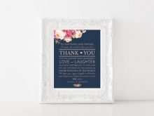 Thank You Card Template Wedding Gift