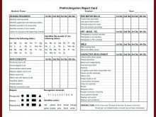 59 Printable Report Card Template Ontario for Ms Word for Report Card Template Ontario