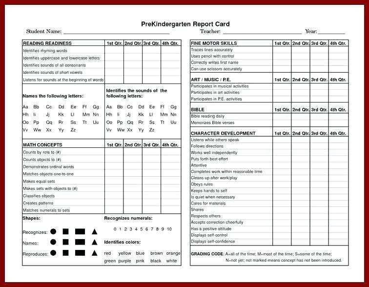 59 Printable Report Card Template Ontario for Ms Word for Report Card Template Ontario