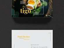 Restaurant Business Card Template Free Download