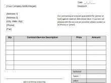 59 Report Example Contractor Invoice Template Photo for Example Contractor Invoice Template