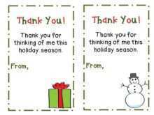 59 Report Holiday Thank You Card Template Maker by Holiday Thank You Card Template