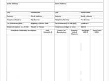 59 Standard Blank Commercial Invoice Template Layouts for Blank Commercial Invoice Template