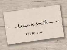 59 Standard Wedding Name Place Card Templates in Word for Wedding Name Place Card Templates