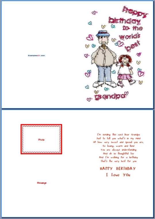 Adding Grandad Birthday Card Template With Stunning Design For Grandad Birthday Card Template