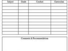 60 Adding Homeschool 1St Grade Report Card Template Formating with Homeschool 1St Grade Report Card Template