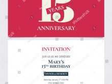 60 Best 15 Birthday Card Template Formating with 15 Birthday Card Template