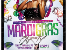 60 Best Mardi Gras Party Flyer Templates Free in Photoshop with Mardi Gras Party Flyer Templates Free