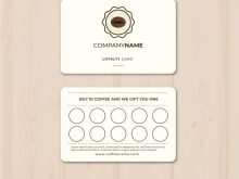 60 Blank Coffee Loyalty Card Template Free Download Maker for Coffee Loyalty Card Template Free Download