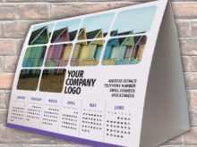 60 Blank Tent Card Calendar Template in Photoshop for Tent Card Calendar Template