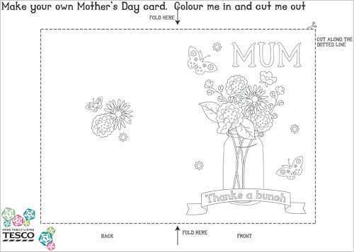 60 Create Mothers Day Cards Print And Color With Stunning Design by Mothers Day Cards Print And Color