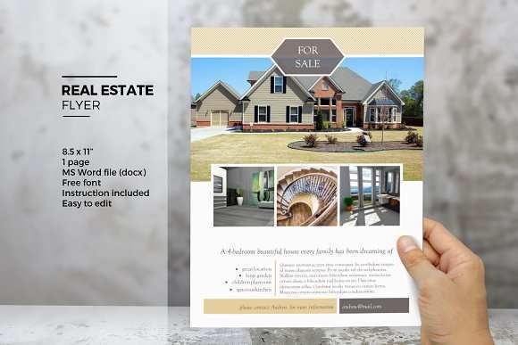 60 Create Templates For Real Estate Flyers in Word by Templates For Real Estate Flyers