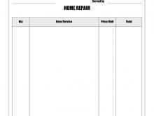 60 Creating House Repair Invoice Template With Stunning Design for House Repair Invoice Template