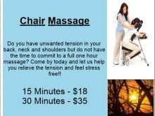 60 Creative Chair Massage Flyer Templates Maker for Chair Massage Flyer Templates
