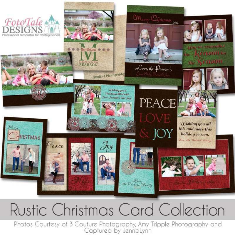 60 Creative Rustic Christmas Card Templates PSD File for Rustic Christmas Card Templates