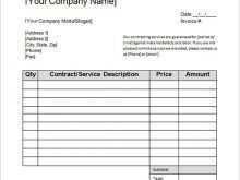 60 Creative Standard Contractor Invoice Template Photo for Standard Contractor Invoice Template