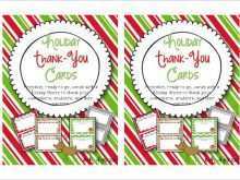 60 Creative Thank You Card Template Holiday Templates for Thank You Card Template Holiday