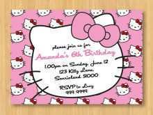 60 Customize Birthday Card Template Hello Kitty With Stunning Design by Birthday Card Template Hello Kitty
