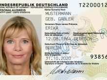 60 Customize German Id Card Template Layouts for German Id Card Template