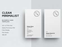 60 Customize Minimalist Business Card Design Template Layouts with Minimalist Business Card Design Template