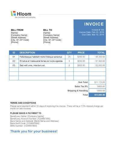 60 Customize Our Free Invoice Templates Microsoft in Photoshop with Invoice Templates Microsoft