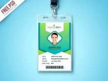 60 Employee Id Card Vertical Template Free Download Layouts by Employee Id Card Vertical Template Free Download