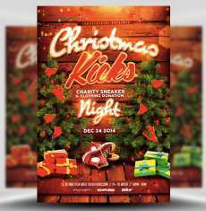60 Free Christmas Flyer Templates PSD File with Christmas Flyer Templates
