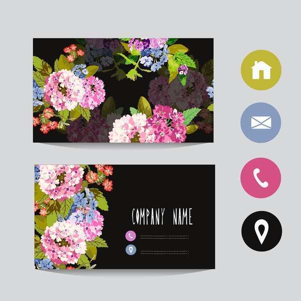 60 Free Flower Business Card Template Free With Stunning Design by Flower Business Card Template Free