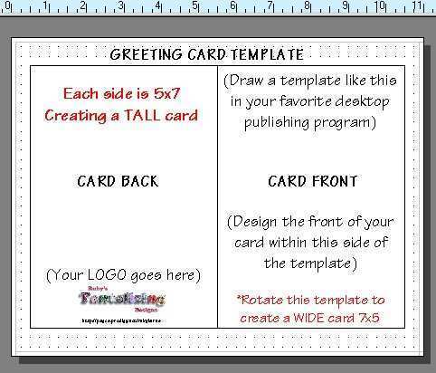 60 Free Free 5X7 Card Template for Ms Word for Free 5X7 Card Template