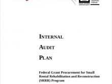 60 Free Printable Internal Audit Plan Template Free for Ms Word for Internal Audit Plan Template Free
