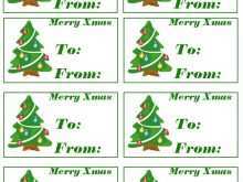 60 Free Template For Christmas Card Labels With Stunning Design with Template For Christmas Card Labels
