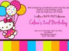 60 How To Create Birthday Invitation Card Template Hello Kitty in Word with Birthday Invitation Card Template Hello Kitty