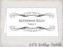 60 How To Create Wedding Name Card Templates For Free for Wedding Name Card Templates