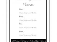 60 Online Menu Card Templates In Word Photo for Menu Card Templates In Word