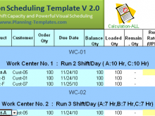 60 Printable Production Capacity Planning Template Xls Photo by Production Capacity Planning Template Xls